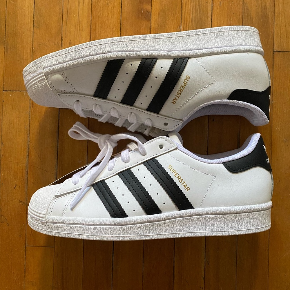 Black + White Superstar Adidas